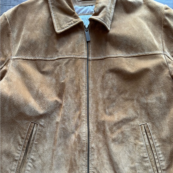 Wilson’s Leather Vintage Brown Suede Jacket Men’s Large - Picture 5 of 10